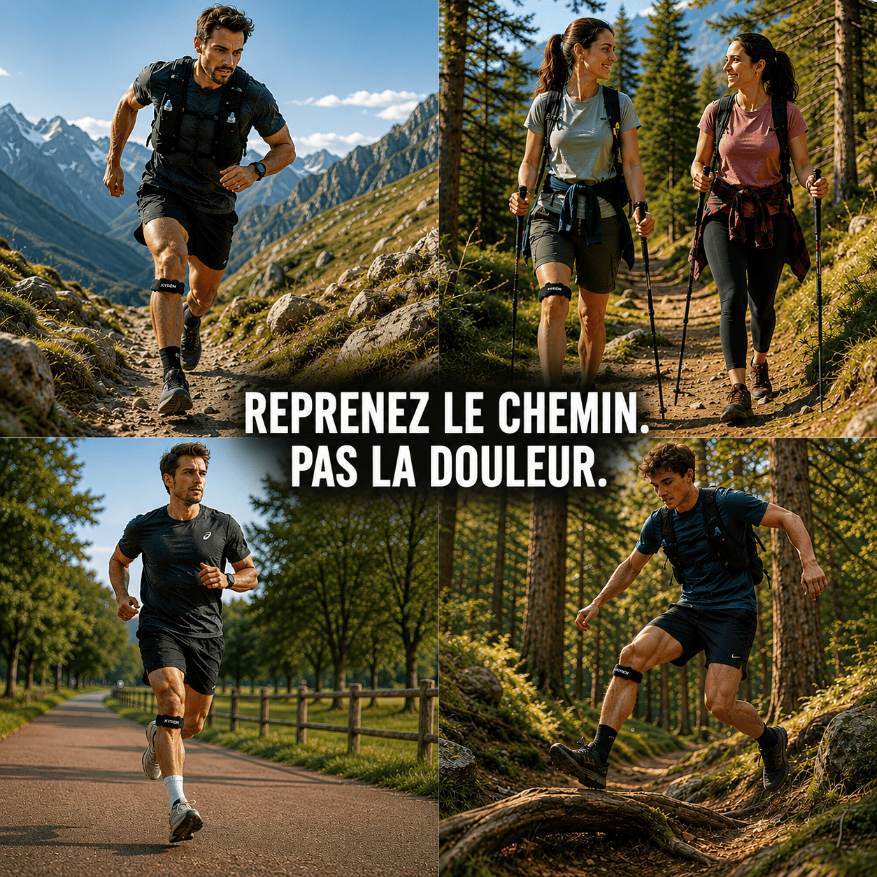 Retrouvez le plaisir de courir et marcher sans douleur.